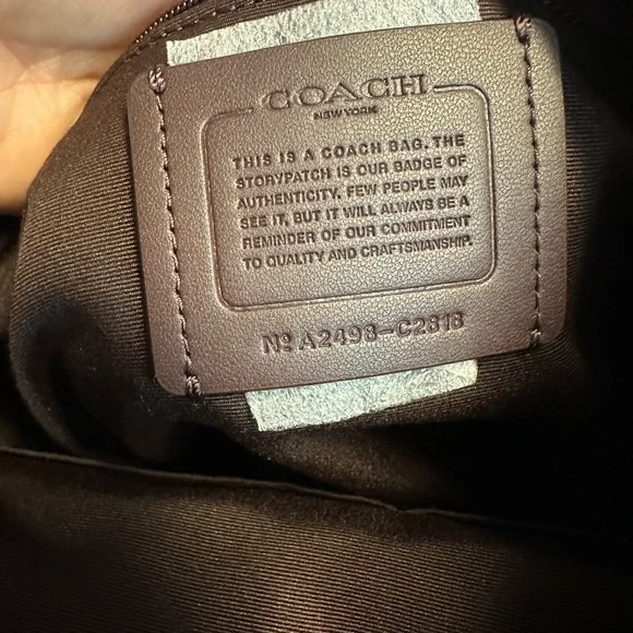 Coach Lilac Bag/Wallet. 🔥NWT COACH Val Duffle Leather Bag Light Violet RP $398 - Picture 8 of 16